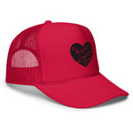 Happy Valentine's Day Foam trucker hat