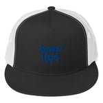 Realest Love Trucker Cap (Blue Letters)