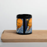 Tupac in Blue Black Glossy Mug