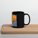 Tupac in Blue Black Glossy Mug