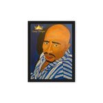 Tupac in Blue Framed canvas