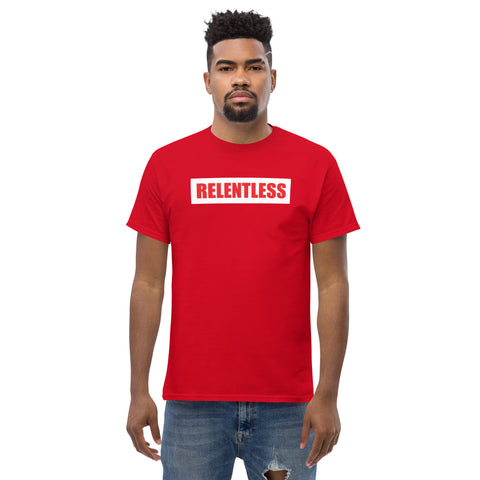 RELENTLESS (Red) Men's classic tee