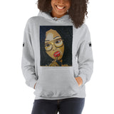 "Pretty Pointer" Hooded Sweatshirt