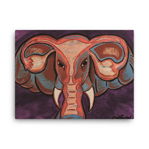 Elephant & The Womb Canvas