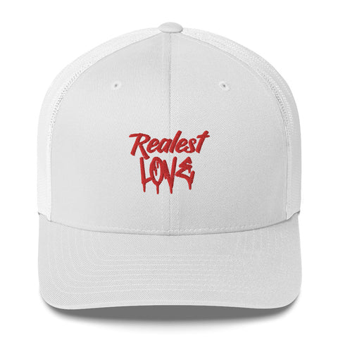 Realest Love (Red letters) Trucker Cap