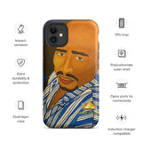 Tupac in Blue Tough iPhone case