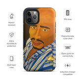 Tupac in Blue Tough iPhone case