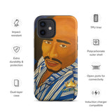 Tupac in Blue Tough iPhone case