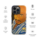 Tupac in Blue Tough iPhone case